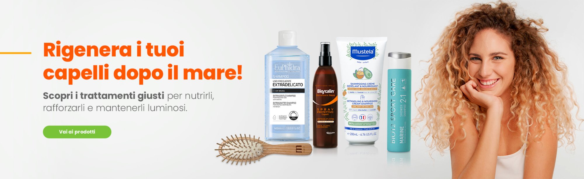 capelli dopo il mare