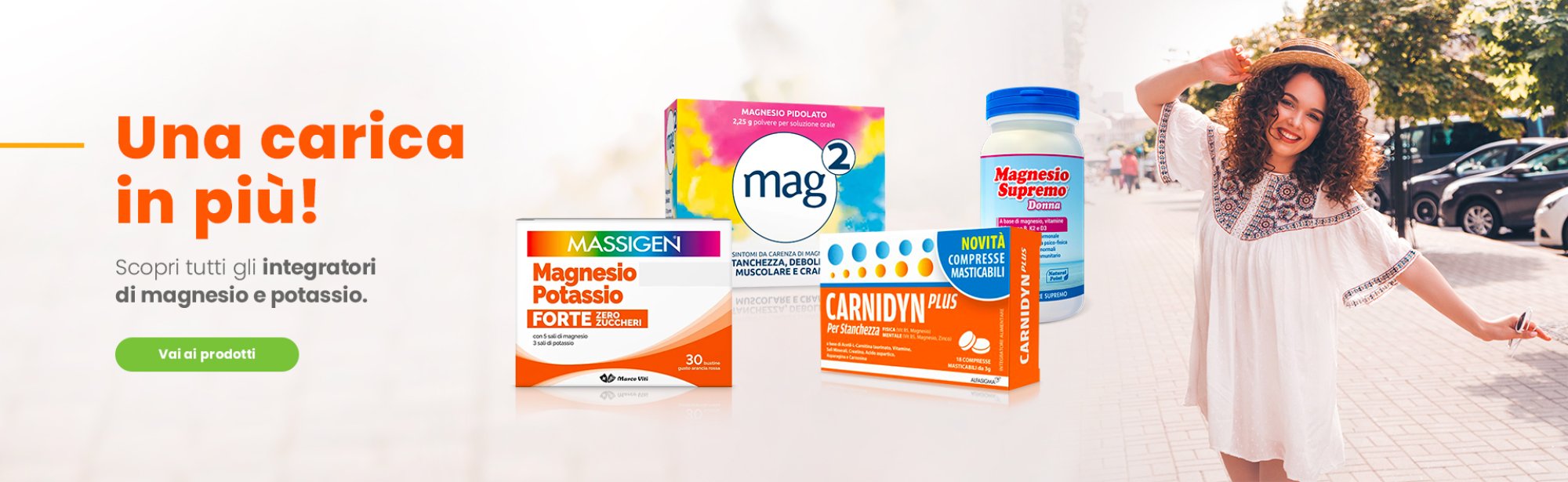 magnesio e potassio