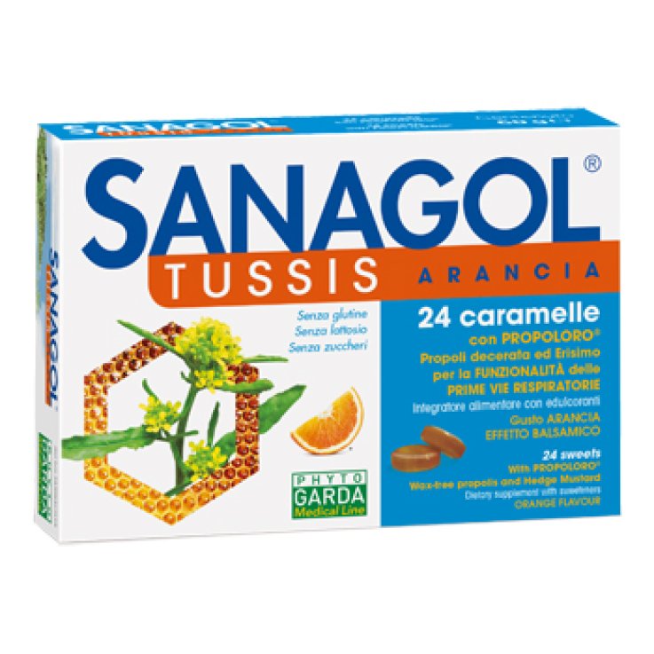 SANAGOL TUSSIS ARANCIA 24CAR