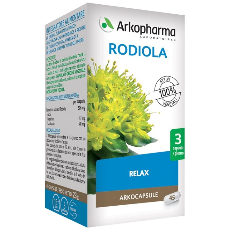 RODIOLA ARKOCAPSULE 45CPS