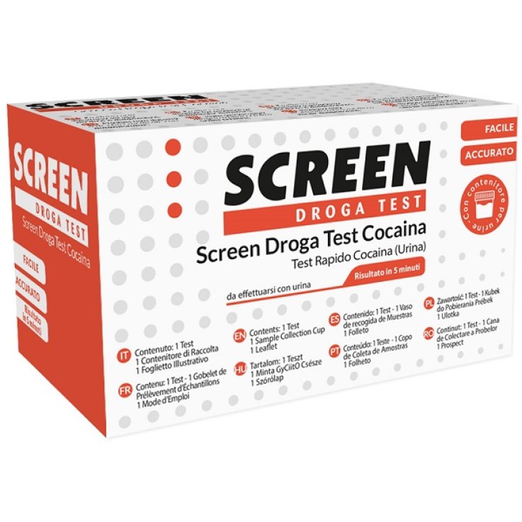 SCREEN DROGA TEST COCAINA