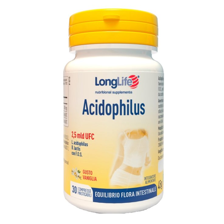 LONGLIFE ACIDOPHILUS 30CPR MAS