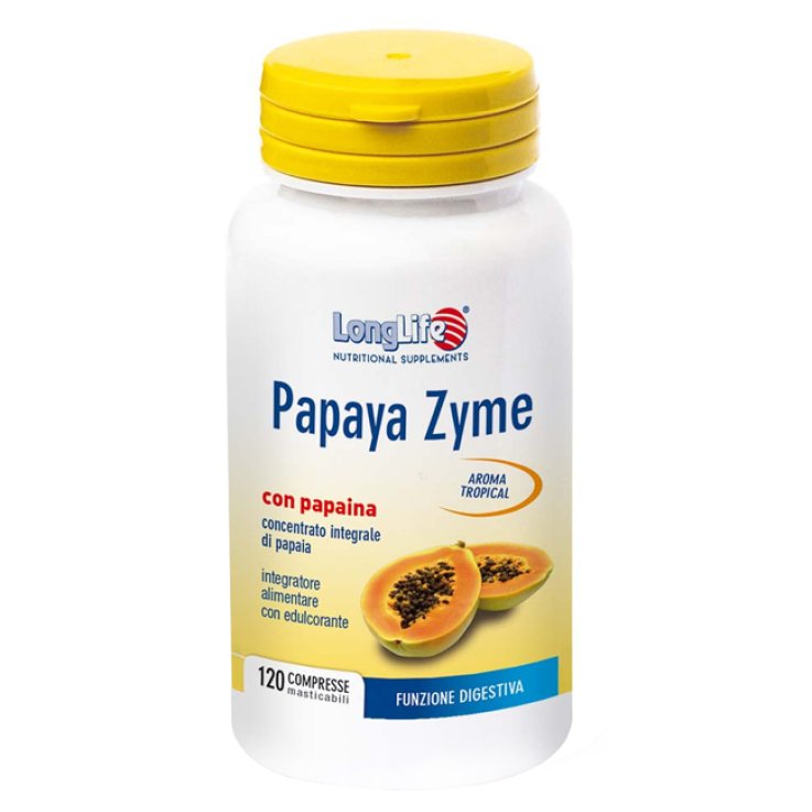 LONGLIFE PAPAYA ZYME 120CPR