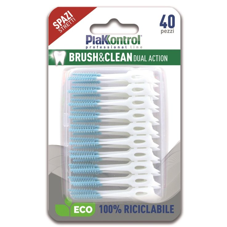 PLAKKONTROL BRUSH&CLEAN 40PZ