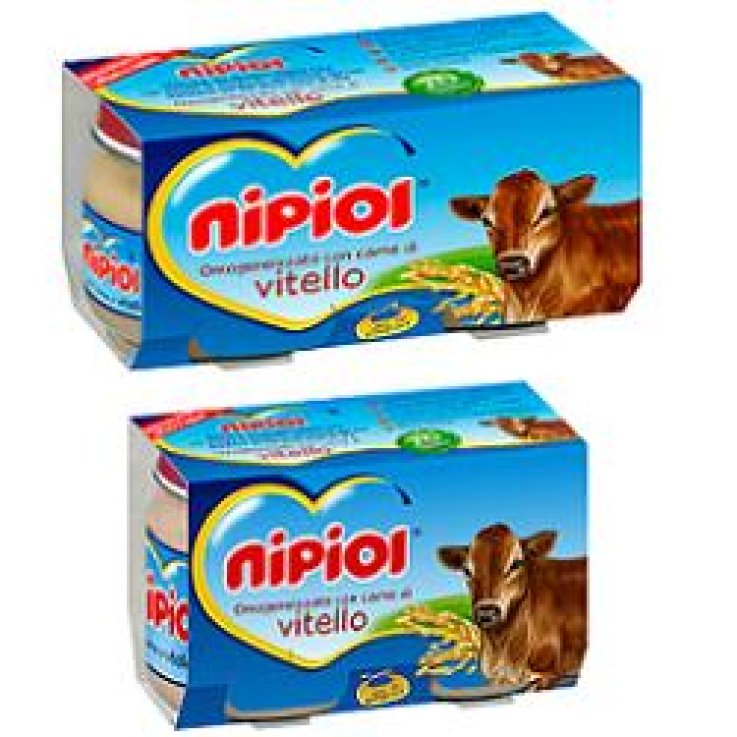 NIPIOL OMOG VITELLO 120G 2PZ