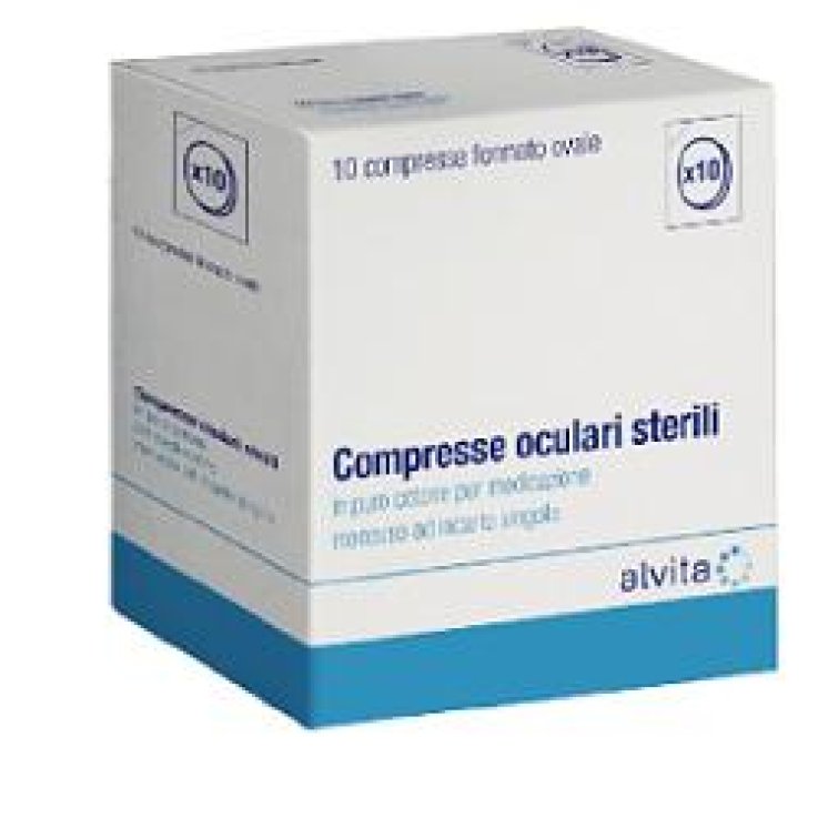 ALVITA COMPRESSA OCUL STER 10P