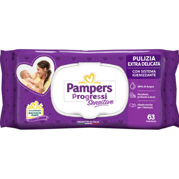 PAMPERS*SALV SENS RIC 63P