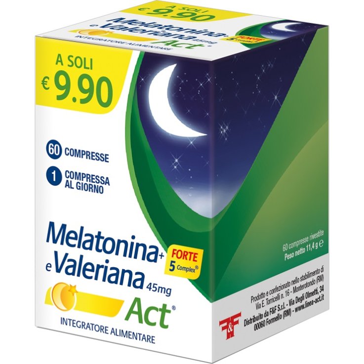 MELATONINA ACT +VAL+FT5C 60CPR