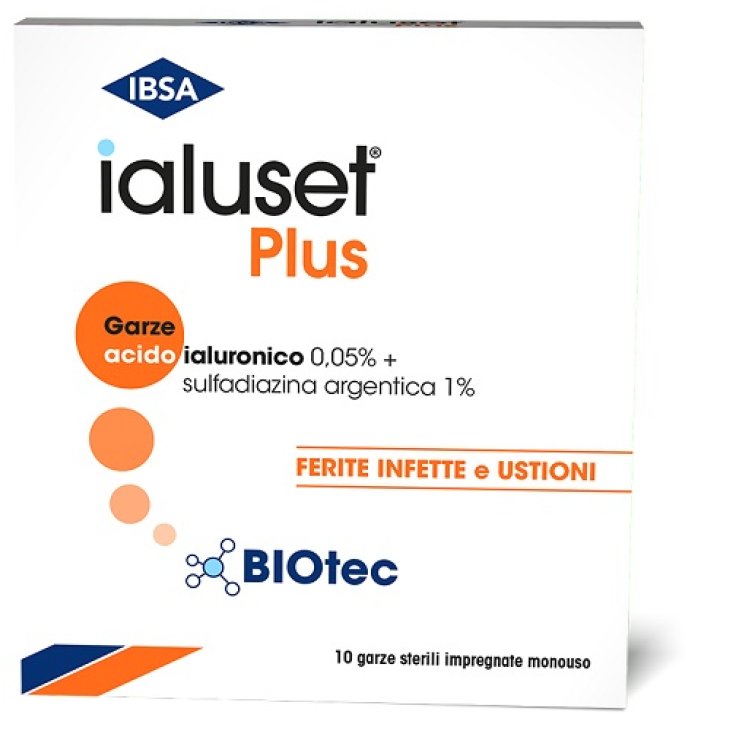 IALUSET PLUS GARZA 10X10CM 10P