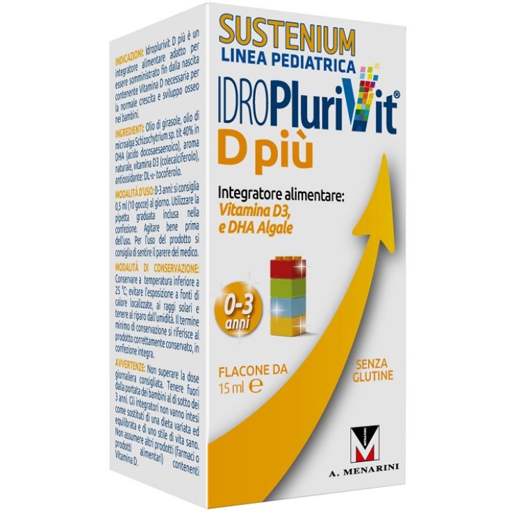 IDROPLURIVIT D+ SUSTENIUM 15ML