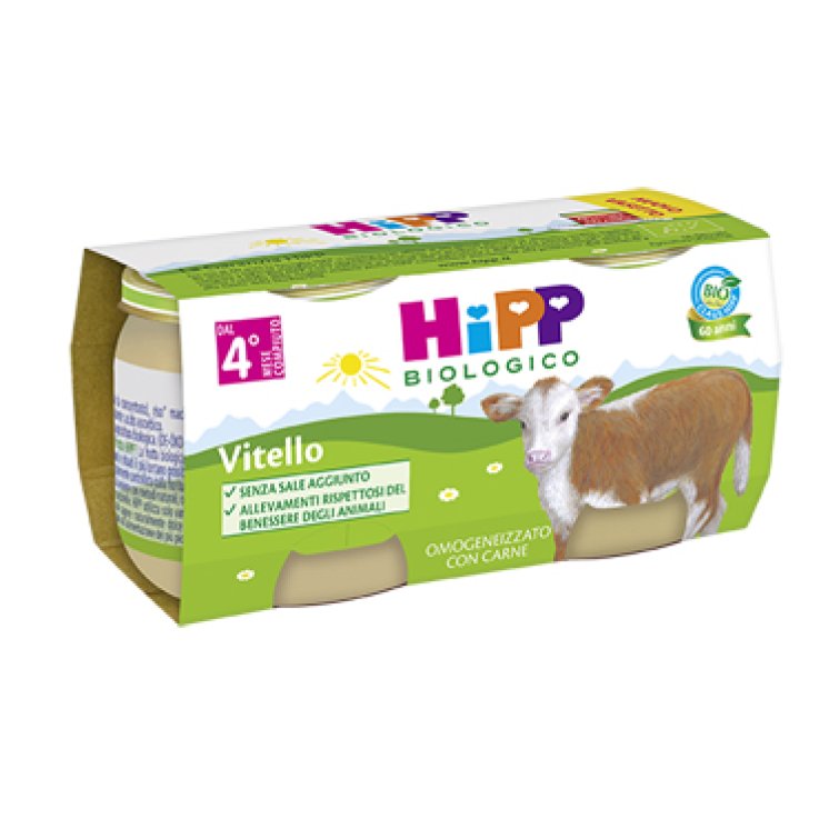 HIPP BIO OMOG VITELLO 2X80G