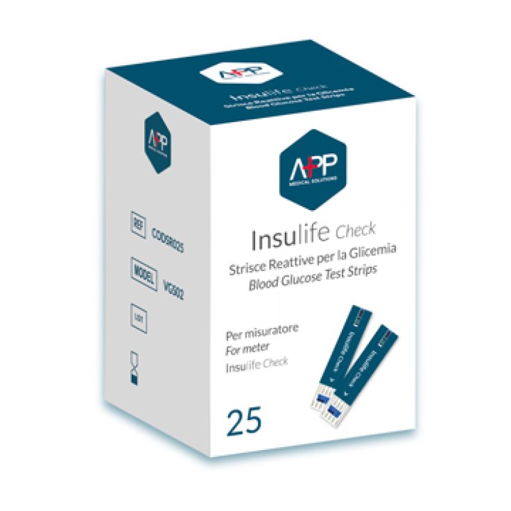 INSULIFE CHECK STR GLICEM 25PZ