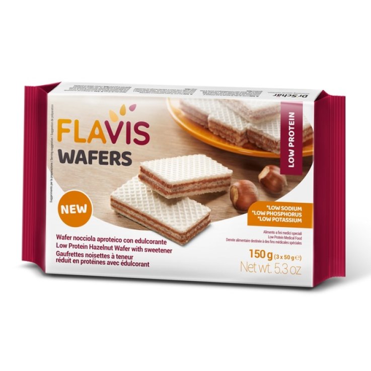 FLAVIS WAFERS NOCCIOLA 3X50G