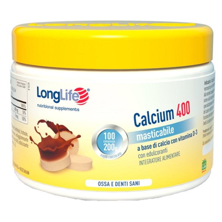 LONGLIFE CALCIUM CACAO 100CPR