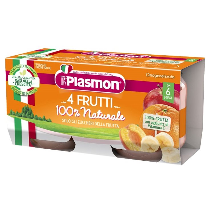 OM. PLASM 4 FRUTTI 2X80G