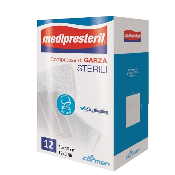 GARZA MEDIPRESTERIL 12/8 36X40