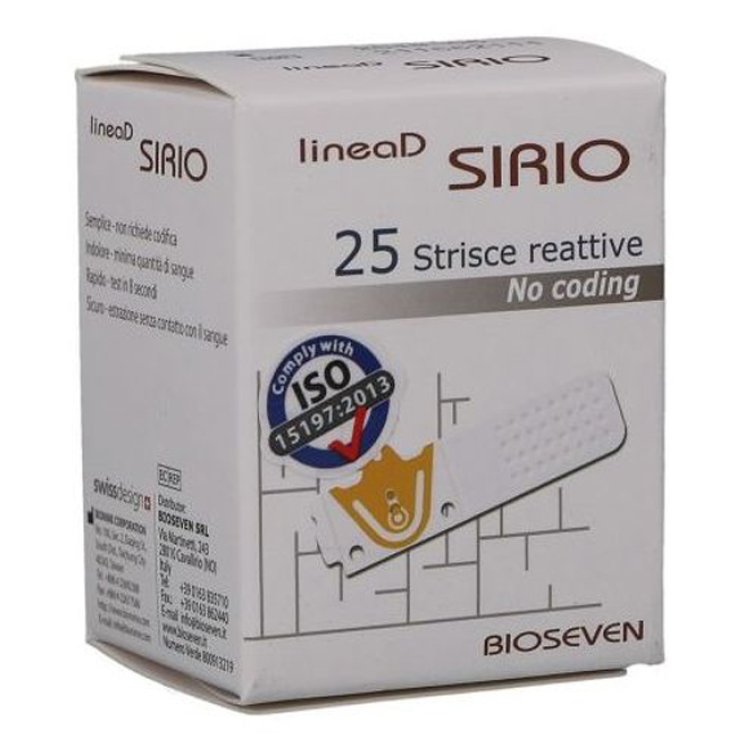 LINEA D SIRIO GLICEMIA 25STR