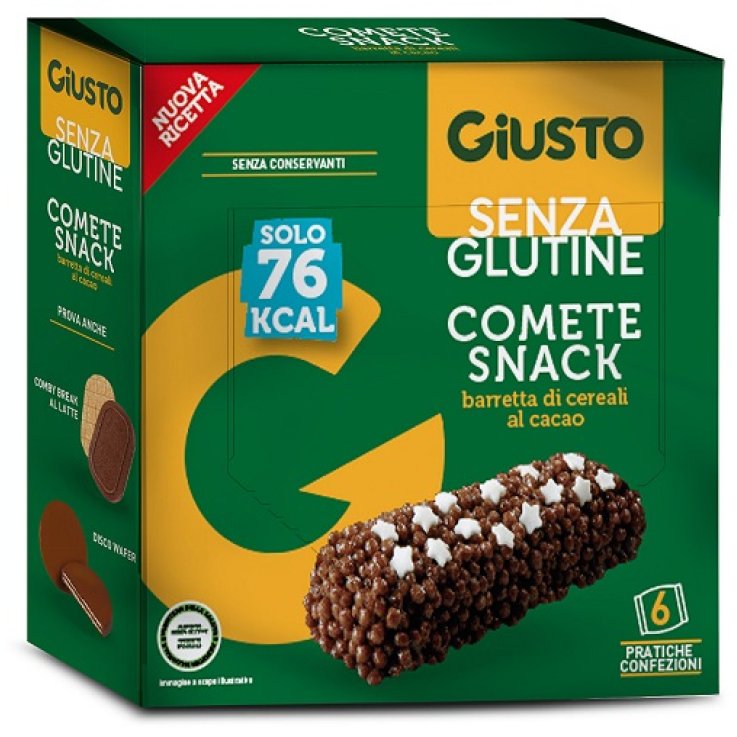 GIUSTO S/G COMETE SNACK 120G