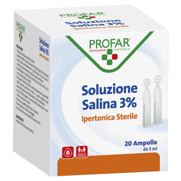 PROFAR SOLUZ IPERT 3% 5ML 20PZ