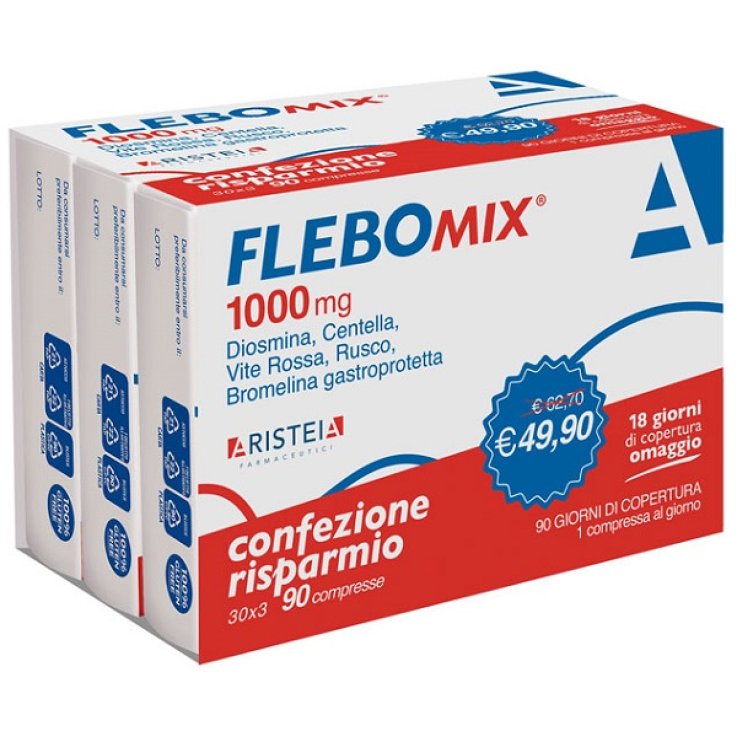 FLEBOMIX 1000MG TRI-PACK 90CPR