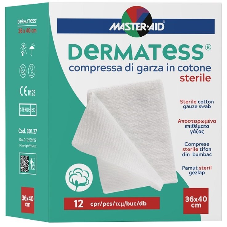 DERMATESS COT GARZA 36X40 12PZ