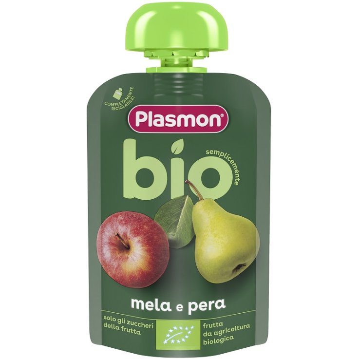 PLASMON OMOG MELA PERA BIO100G