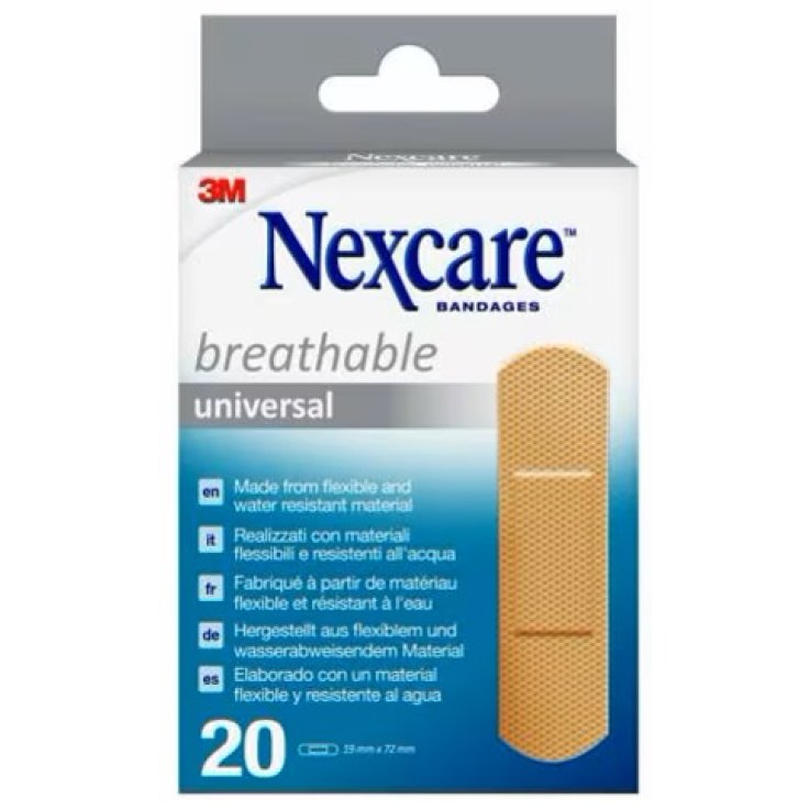 NEXCARE CER UNIV 19X72 20PZ PR