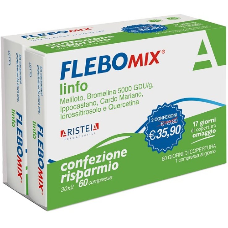 FLEBOMIX LINFO BIPACK 60CPR