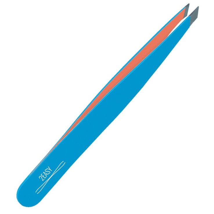2EASY PINZETTA BICOLOR AZZURRO