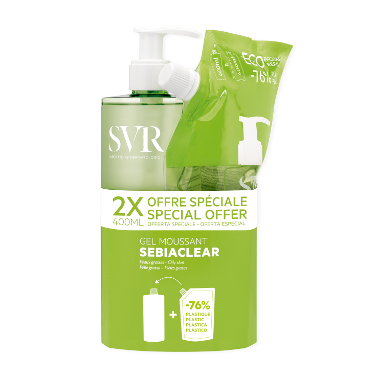 SEBIACLEAR GEL MOUSSANT+REFILL