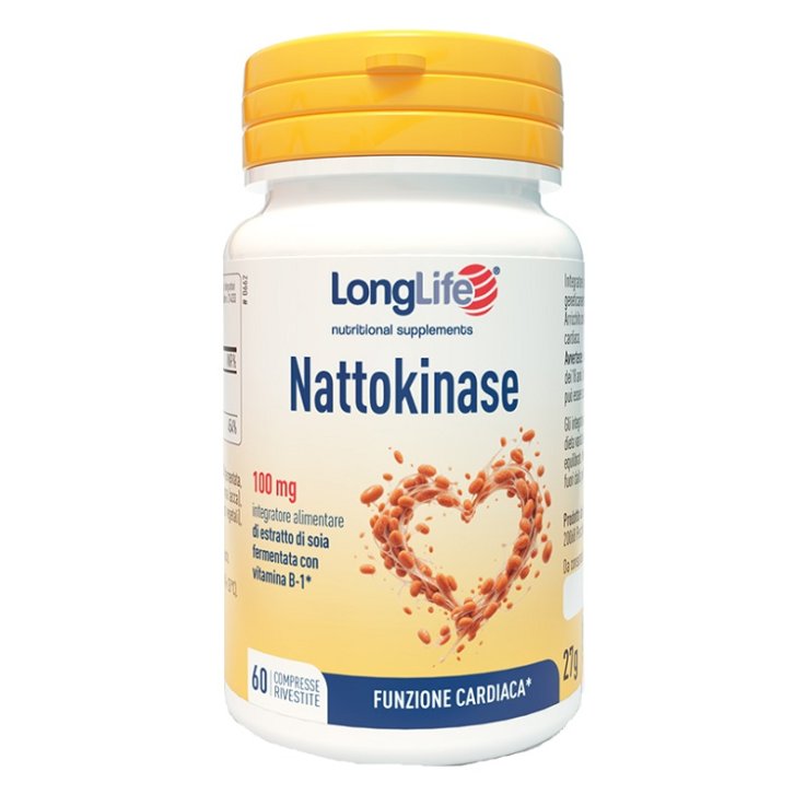 LONGLIFE NATTOKINASE 60CPR LONGLIFE NATTOKINASE 60CPR