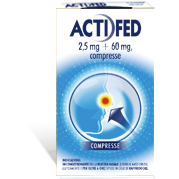 ACTIFED*12CPR 2,5MG+60MG