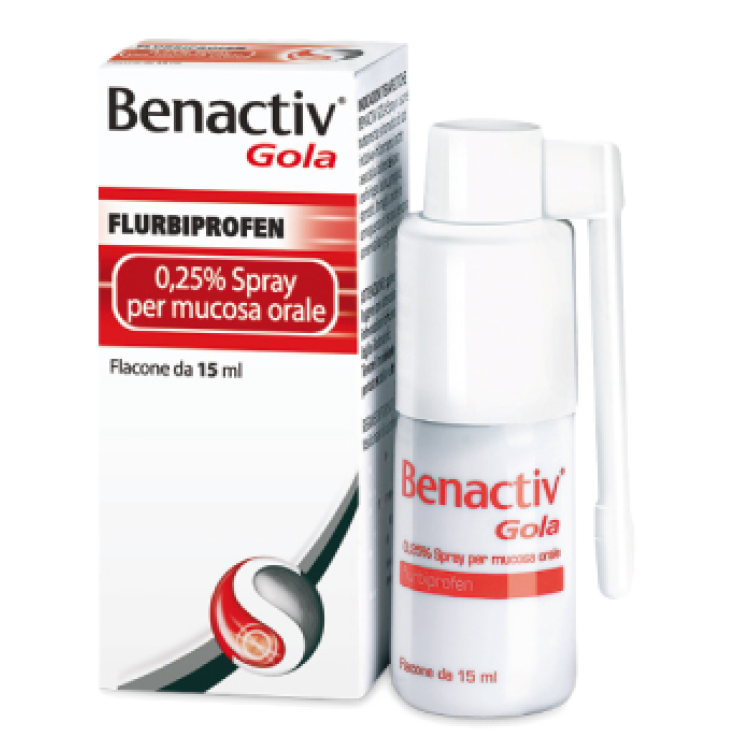 BENACTIV GOLA*SPRAY 15ML 0,25%