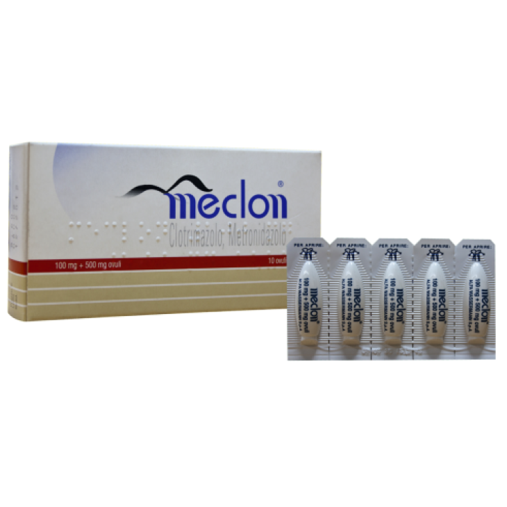 MECLON*10 OVULI VAG 100+500MG