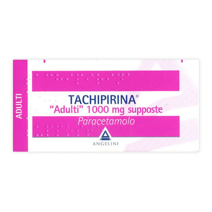 TACHIPIRINA*AD 10SUPP 1000MG