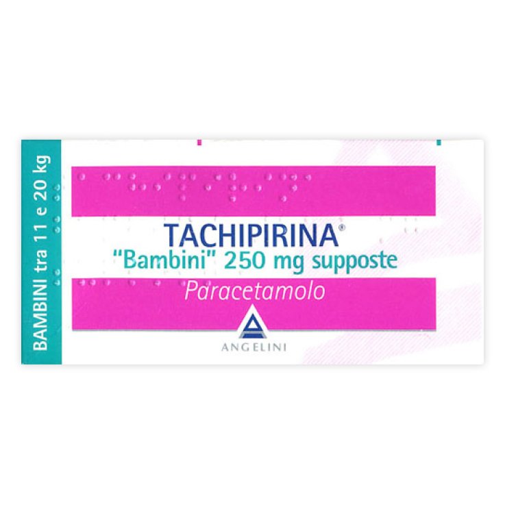 TACHIPIRINA*BB 10SUPP 250MG