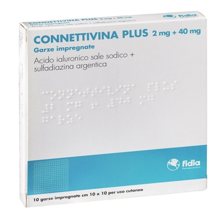 CONNETTIVINA PLUS*10GARZE10X10