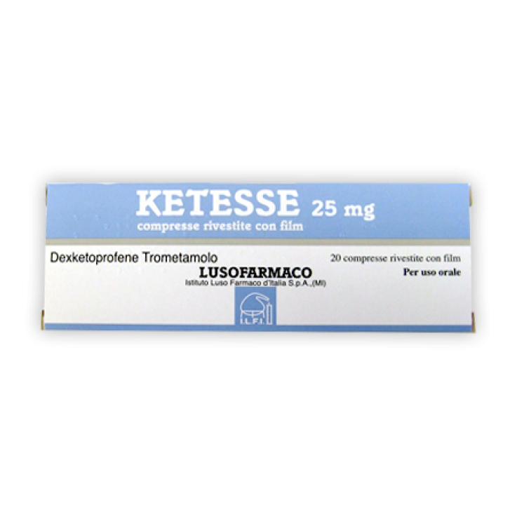 KETESSE*20 CPR RIV. 25 MG