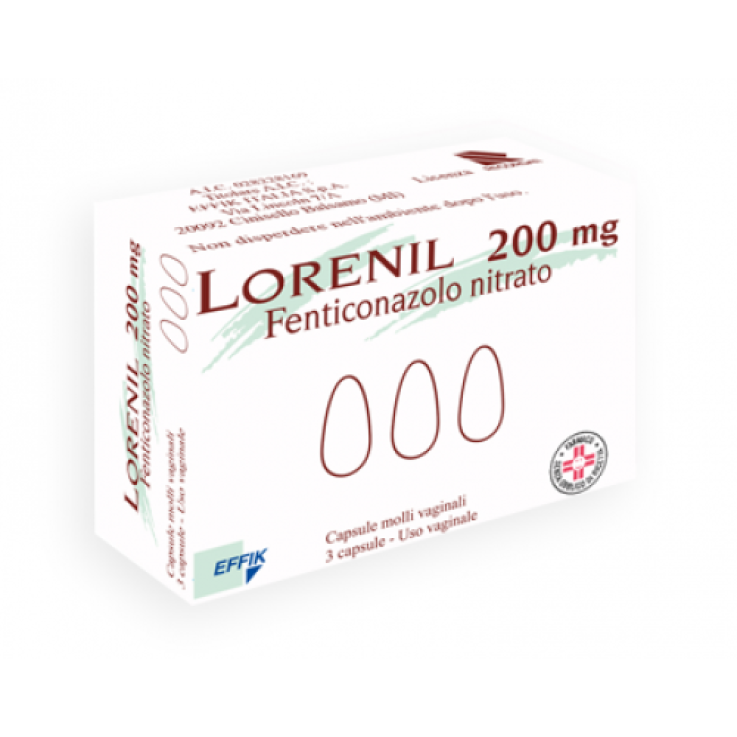 LORENIL*3CPS MOLLI VAG 200MG