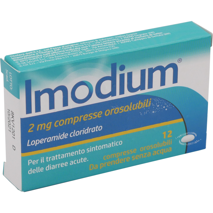 IMODIUM*12CPR OROSOL 2MG