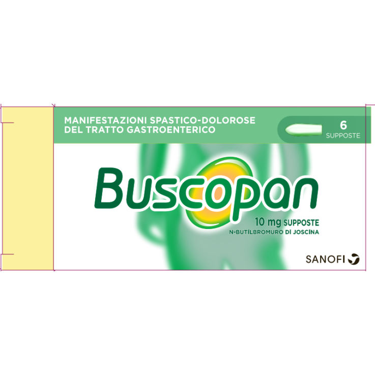 BUSCOPAN*6SUPP 10MG