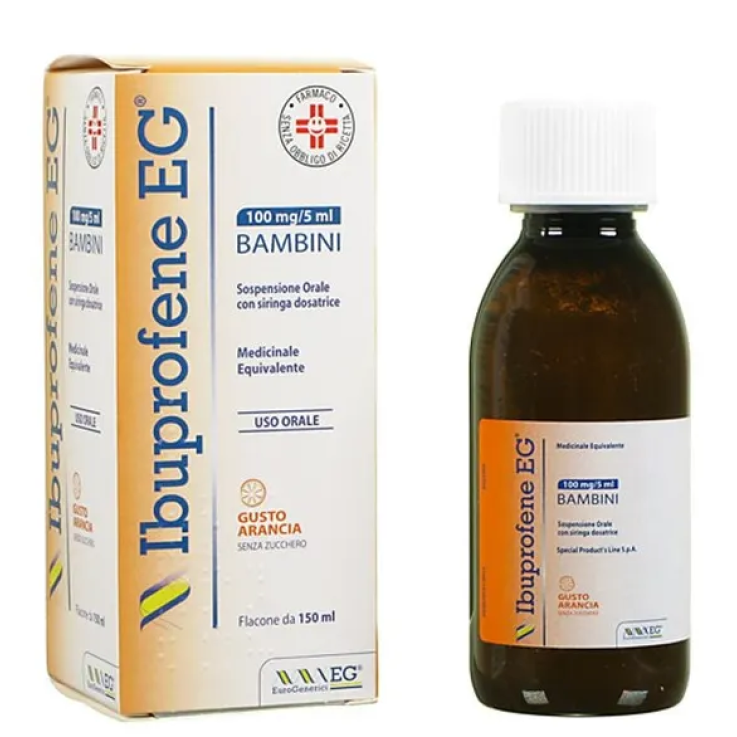 IBUPROFENE EG*FL 150ML ARANCIA